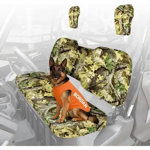 BORDAN UTV Seat Cover for Pioneer 1000/1000-5/1000-6 2016-2025, 1680D Heavy Duty Camo Seat Covers for Pioneer Full Protection Outdoor Waterproof Bench Seat Cover(4 PCS)