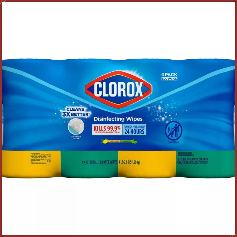 Clorox Disinfecting Wipes Value Pack - 75ct/4pk