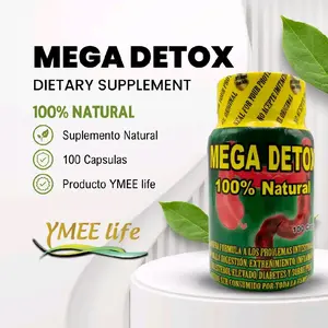 Mega Detox 100 % Natural, suplemento natural 100 cápsulas