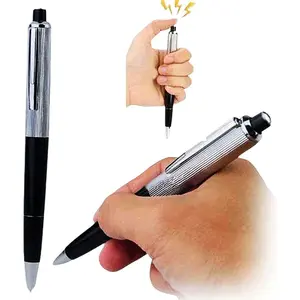 Electric Shock Pen Fun Joke to Friend Electric Shock Pencil Trick Prank Gag Gadget for Fool's Day Surprise, Gags and Practical Joke, Office Supplies