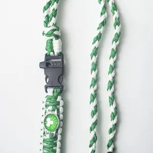 Boston celtics Paracord Lanyard with Team Charm, Neck Clasp