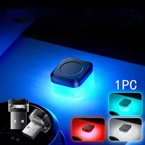 Mini USB Car LED Light • Portable Plug & Play Ambient Mood Lamp • Auto Interior Atmosphere Decor Lighting Accessories • Car Decorative Light