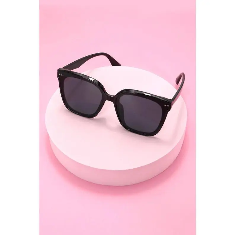 Acetate Square Cateye Sunglasses