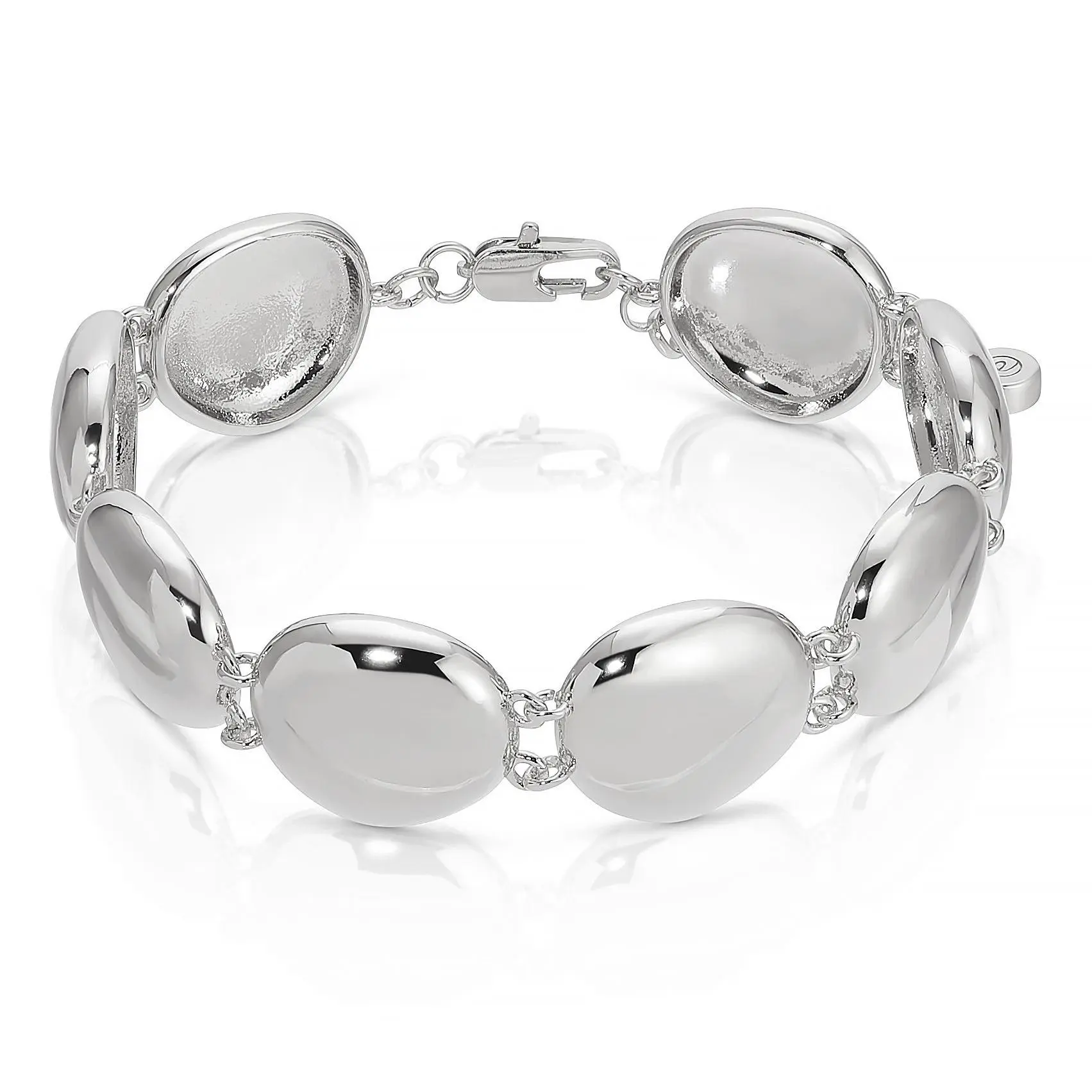 Ettika Polished Pebble Link Bracelet