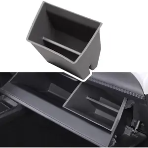 Car Glove Box Organizer Divider for Sienna 2021 2022 2023 2024 2025 2026,Glove Box Partition Divide Space for 2026 Sienna Accessories,Center Console Organizer Silicone Storage Accessories