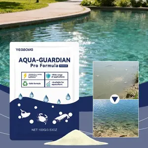 Fish Tank Cleaner Water Clarifying Powder For Cloudy Water Long Lasting Clear Water Clarity Odor Elimination Water Clarifying Powder Aquarium