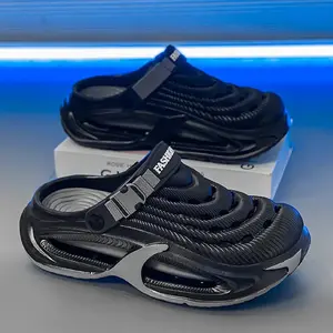 Men's Quick-Dry Beach Sandals Thick Sole Non-Slip Lightweight Summer Outdoor Shoes for Beach & Outdoor Activities - Flipflop, Footwear, Boy