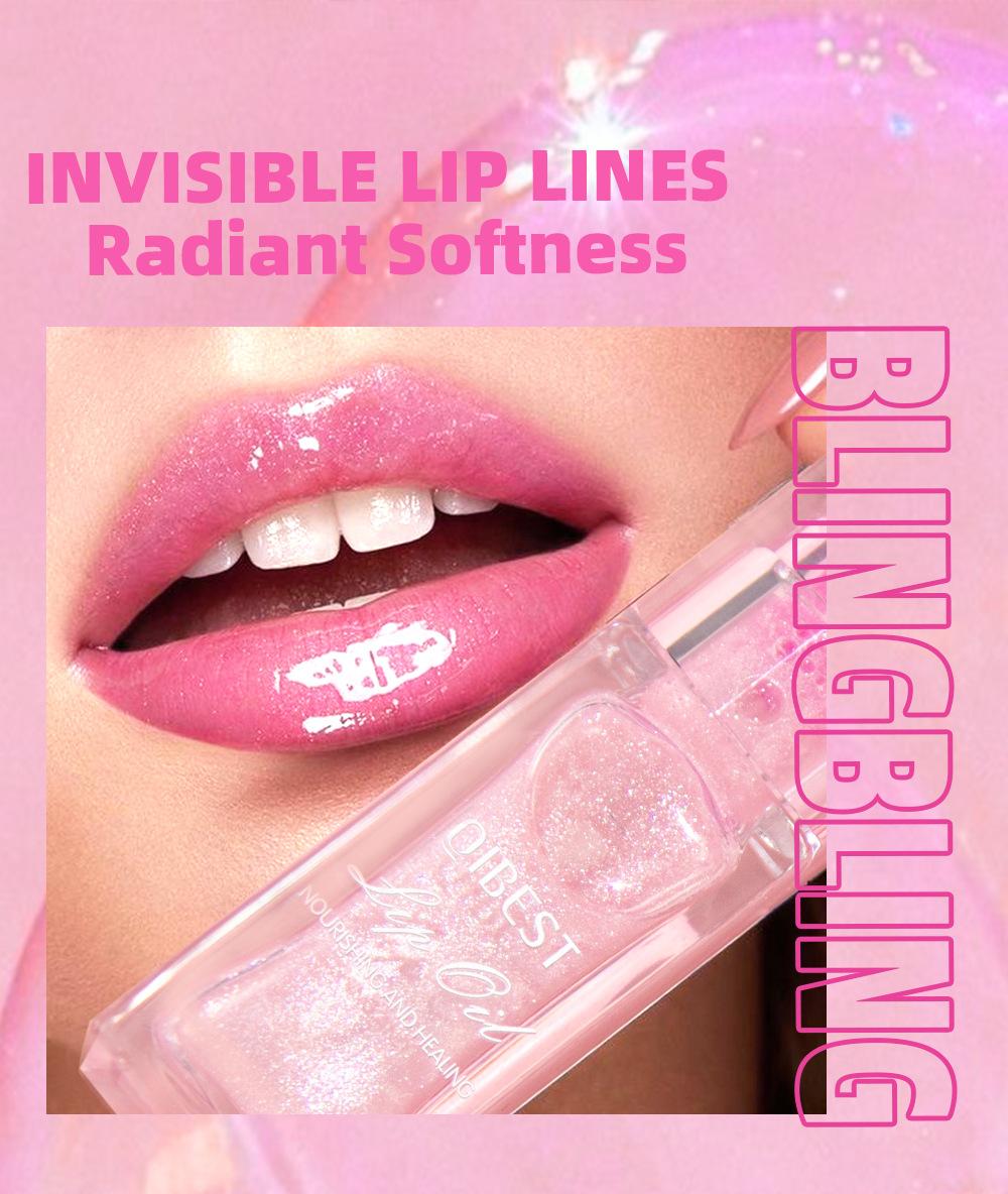 Shimmery Glossy Lip Gloss - Heat-Reactive Color Change, Temperature Glossy Shimmer Lip Tint Moisturizing & On-the-Go Friendly
