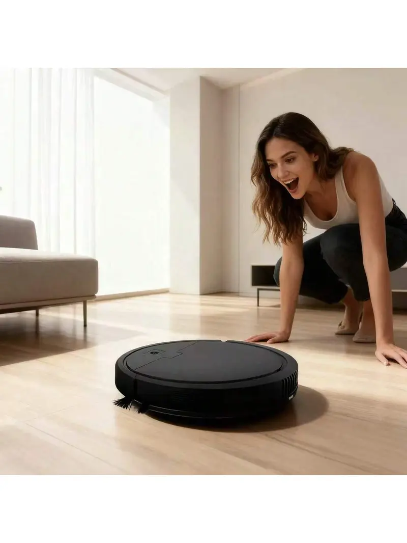 Robotic Floor Cleaner USB Rechargeable Feature for Effortless Mopping Spaces Automatic Sweeping Robot for Hard Reach Areas