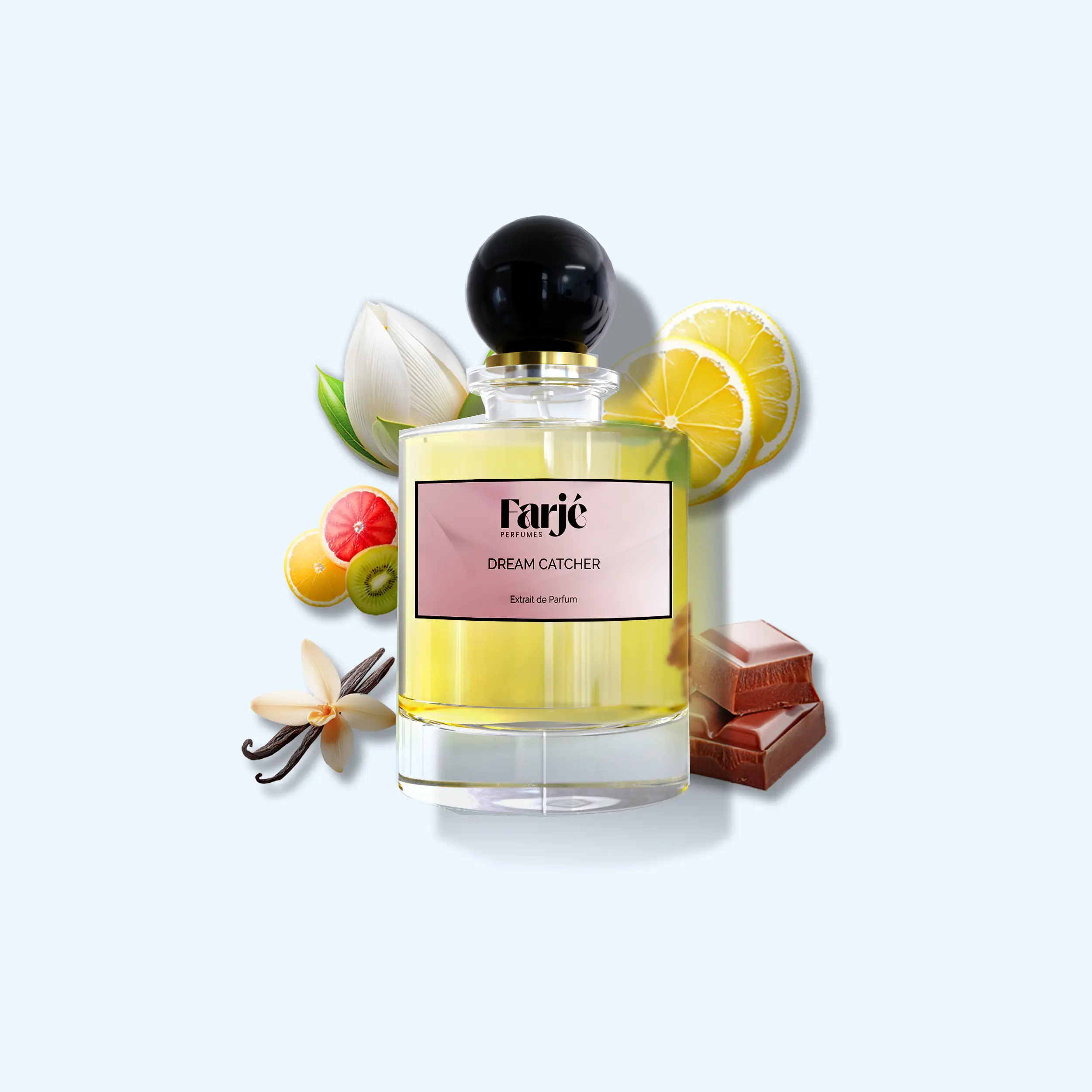 Dream Catcher by Farjé Perfumes - Inspired by Attrape-Rêves - Extrait de Parfum for Women 30ml - Fruity, Cacao, Floral, Sweet, Fresh - Artfully crafted with the finest niche-quality ingredients