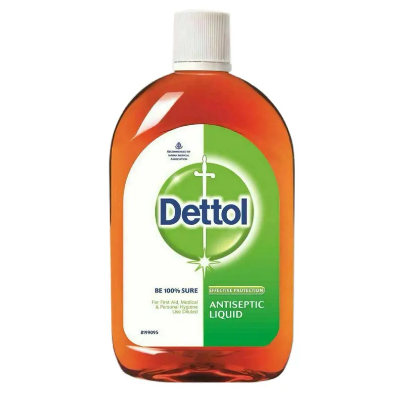 Dettol Antiseptic Antibacterial Disinfectant Dark Liquid, 500ml or 550ml, Pack of 1, Household Use - Reliable Antiseptic Action, Package May Vary, Adults