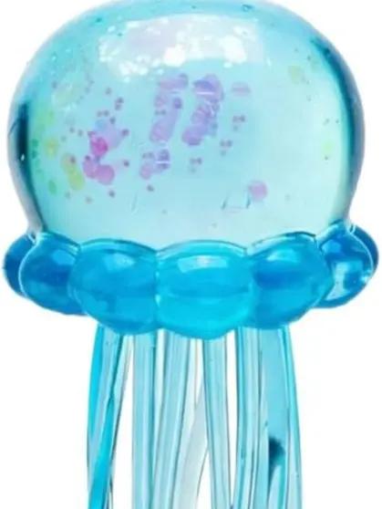 Soft Gel Filled Sensory Squeeze Toy, Stretchy Elastic Squishy Stress Relief Ball, Calming Anxiety Reducing Hand Fidget, Cute Relaxing Jelly Texture, Fun Portable Handheld Squeeze Toy Gift for All Ages