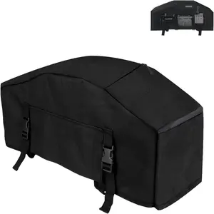 Waterproof Trailer Winch Protective Cover Indoor/Outdoor Winch Accessories Dust Cover for 8000-13500 lbs Electric Winches