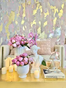Custom "Brunch Punch" Mural 12’ tall x 11’ wide Peel & Stick