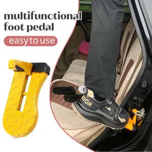 1 Count  SUV Roof Step Assist - Car Door Hook-On Foot Pedal for Easy Roof Rack Access, Secure Foot Hold, Heavy-Duty Build, Portable Outdoor Gear