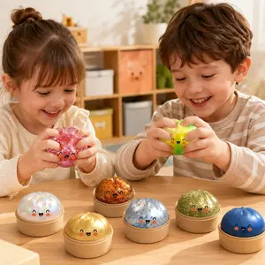 Cute Realistic Bun Squishy Toy-Soft Steamed Bun Stress Relief Squeeze Toy,Kawaii Decompression Toy for Kids Adults