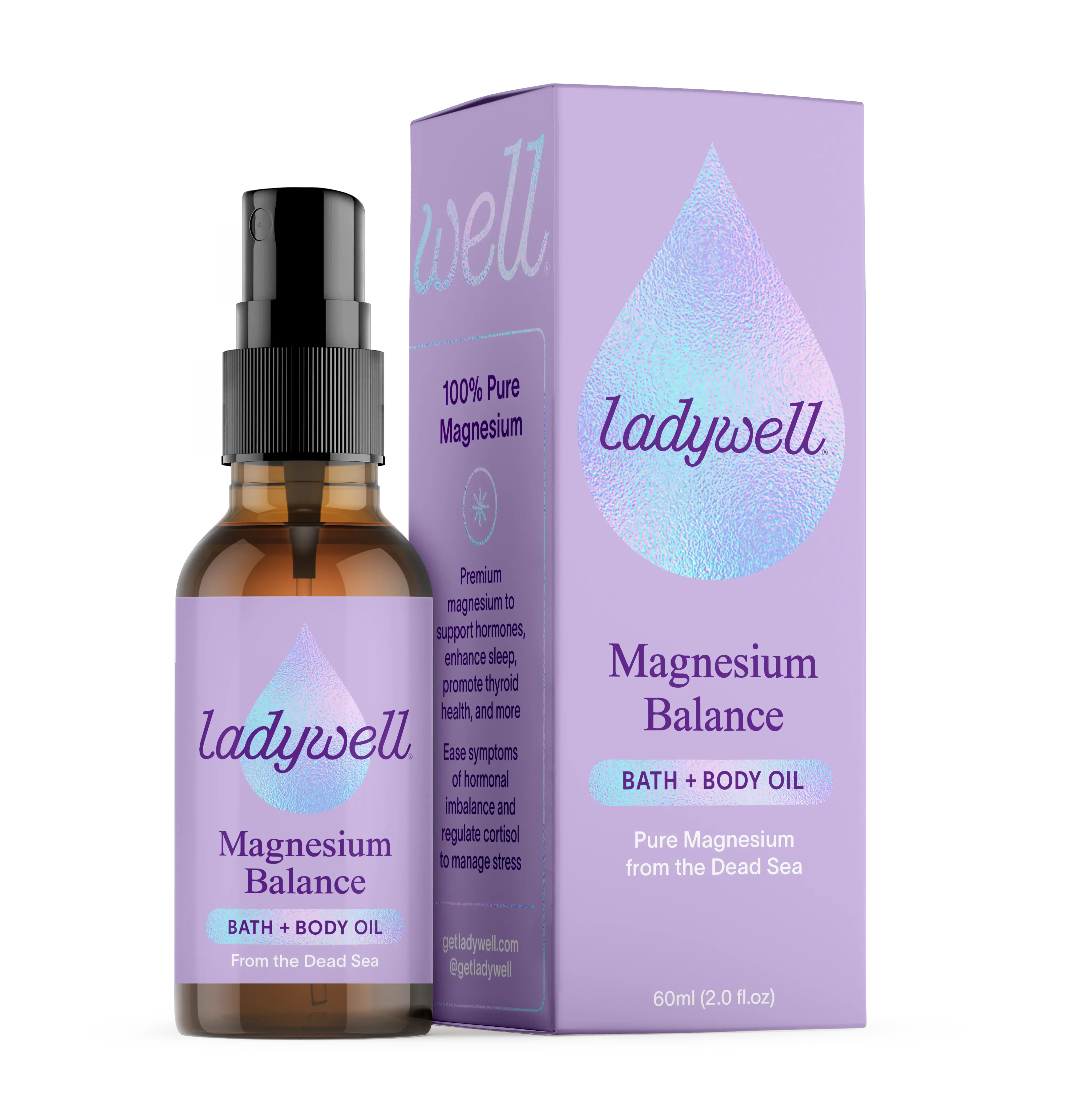 Ladywell Magnesium Balance | Women’s Supplement for Stress, Sleep, Mood & Hormone Health