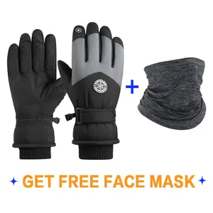 Ski gloves X6 Men's and women's windproof and waterproof outdoor motorcycle riding in winter with fl