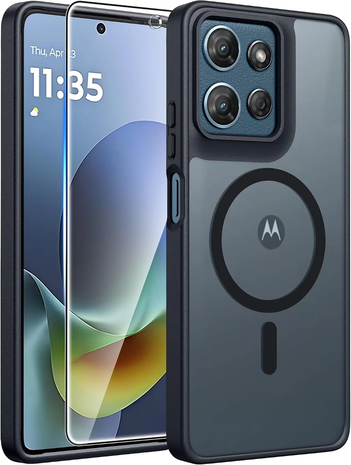 Phone Case with Screen Protector for Moto G Play 2026 and Moto G 2025 Models