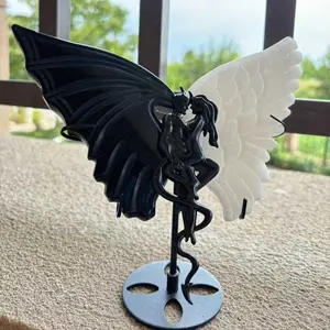 Devil And Angel Wings With Holder