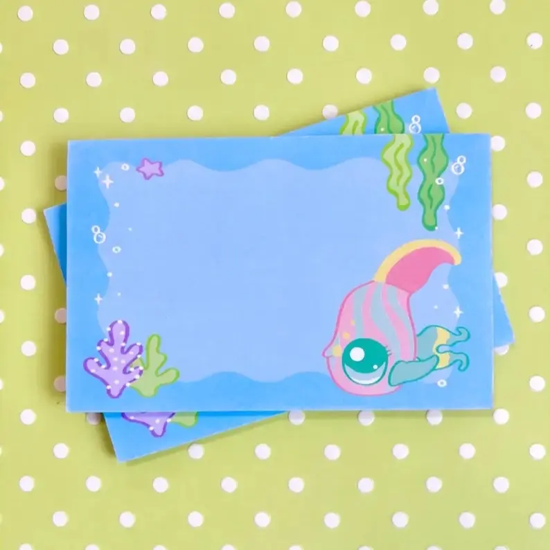 Trinket Notepads Stationery , Cute Mini Notepads for Daily Notes, Office Supplies