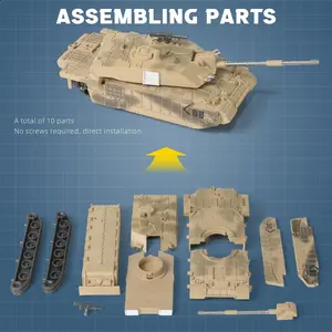 Tzz Plastic Model Tank Assembly Kit, Collectible Models, Holiday Gift for DIY Enthusiasts, High-Quality Plastic Model Building Set