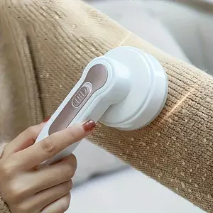 1 Piece Electric Fabric Shaver, USB Rechargeable Lint Remover, Portable Hairball Trimmer, Efficient Pilling Fuzz Remover for Clothes, Bedding, Sofa, Carpet and Home Cleaning