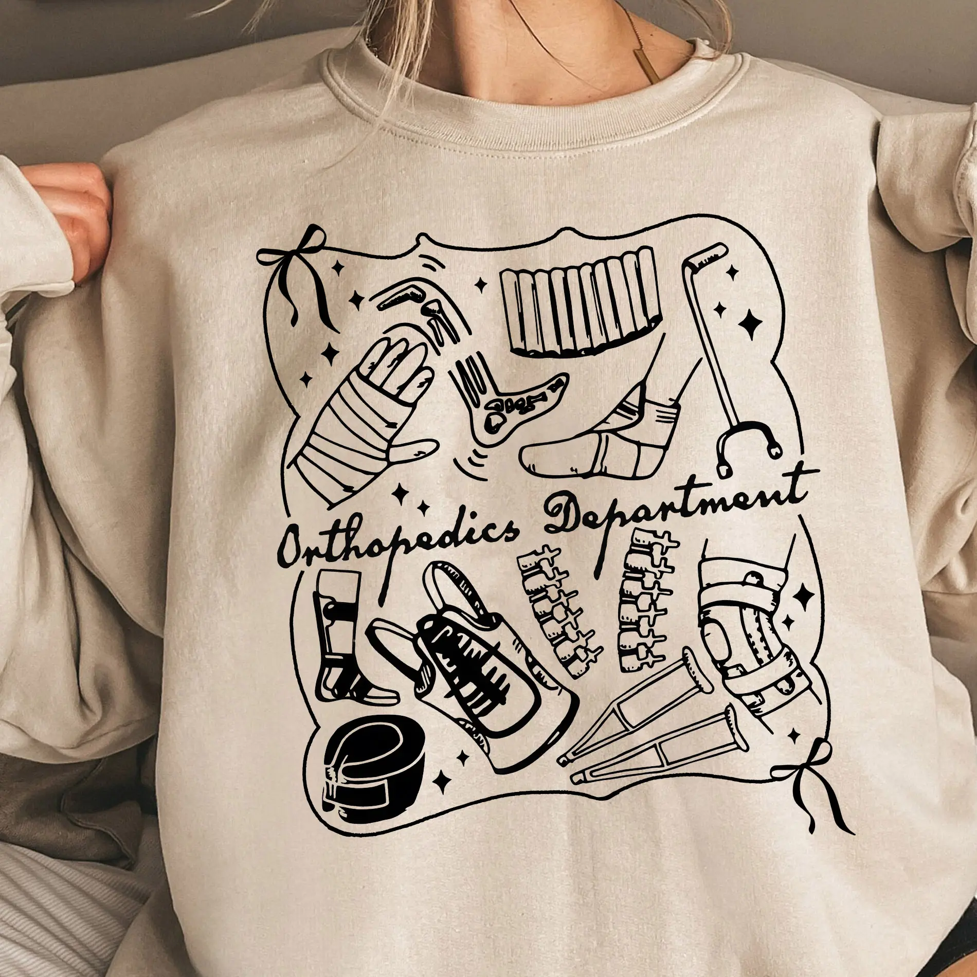 Orthopedics Department Shirt, Orthopedics Surgeon Sweatshirt, Nurse Appreciation Tee, Nursing Student Gift, Nurse Hoodie