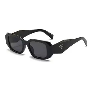 Vintage Rectangle Sunglasses for Women & Men, Classic Metal Frame Shades with UV400 Protection for Everyday Wear, Anyone