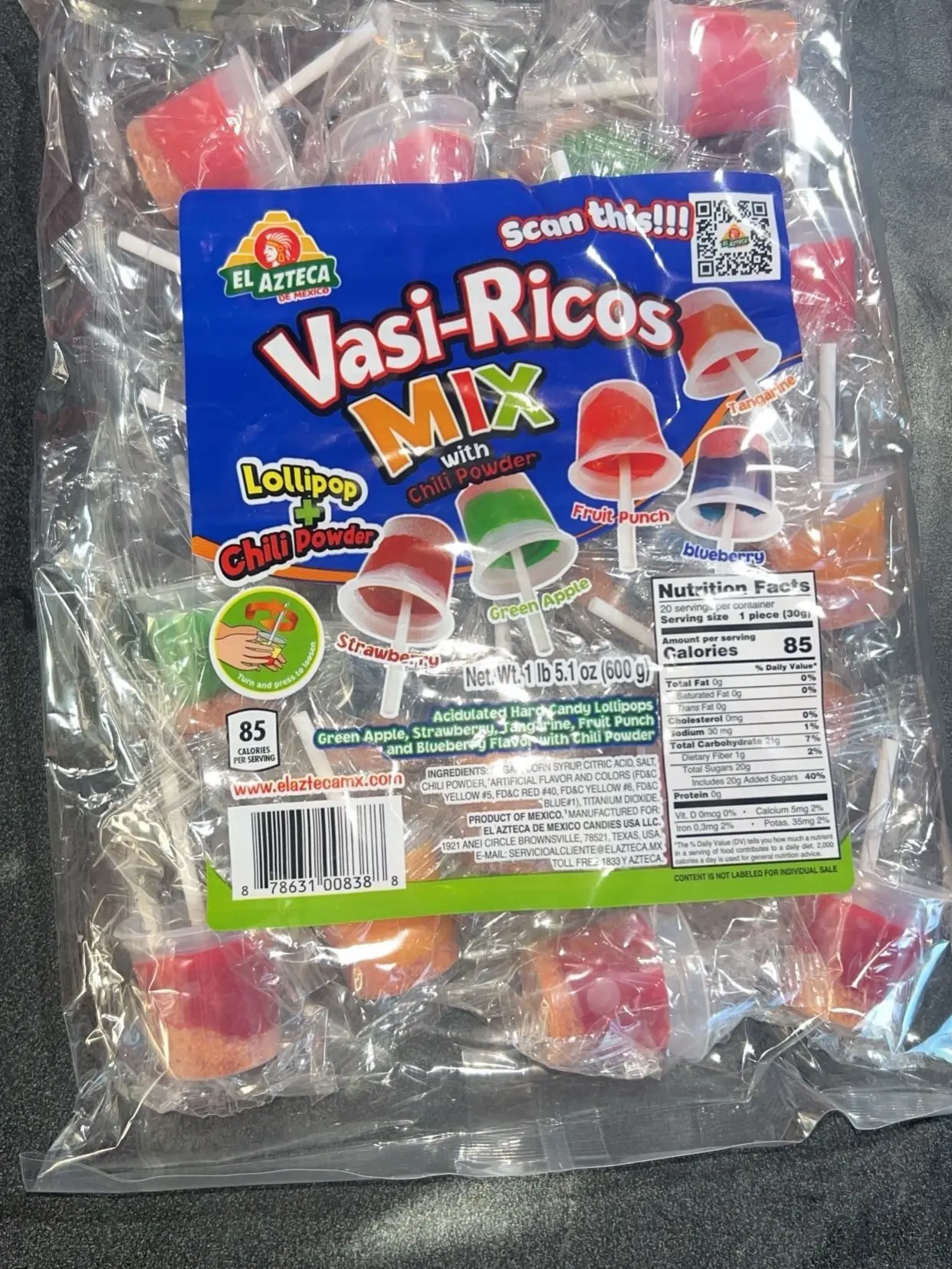 VASITOS DE DULCE CHAMOY Y CHILITO