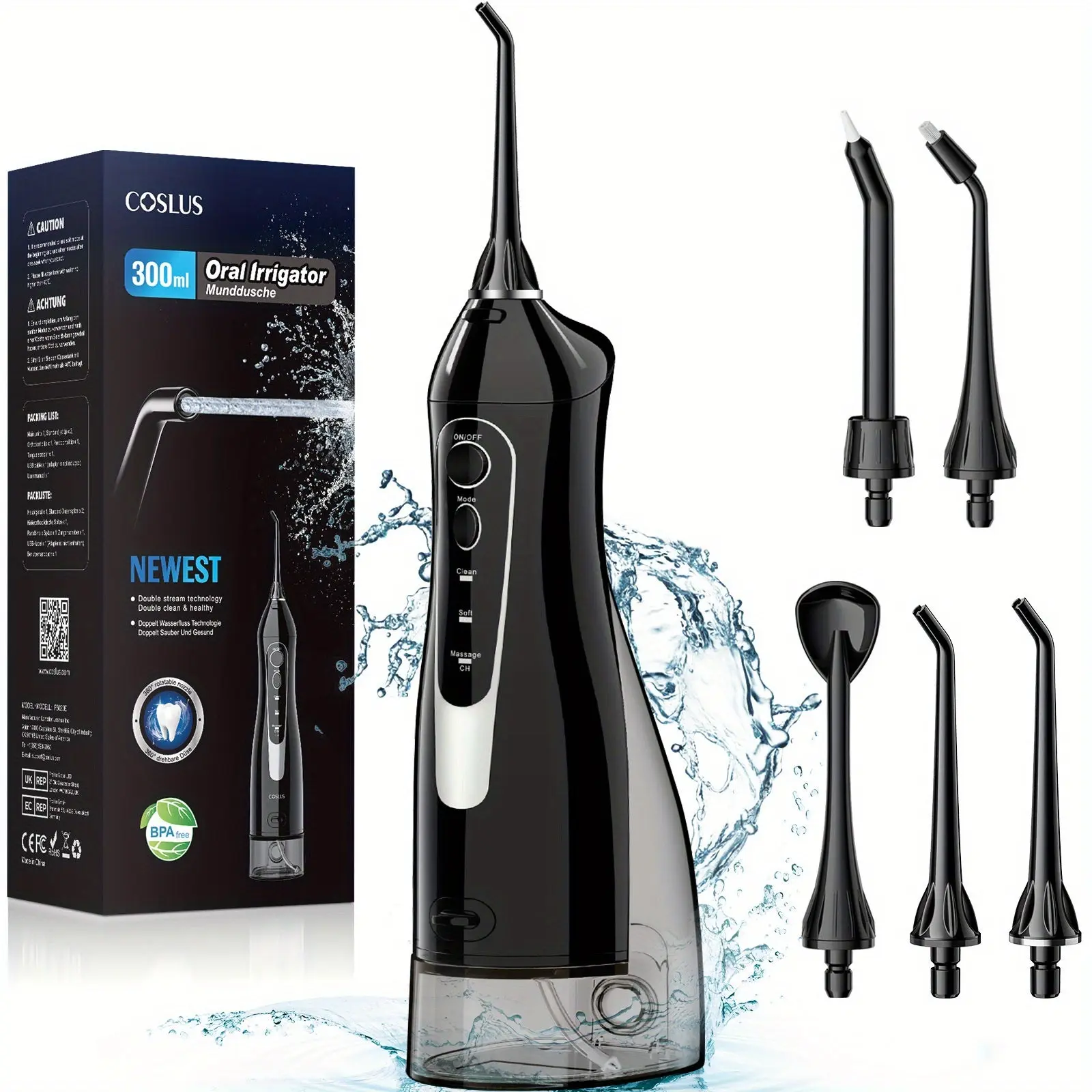 OakVault Water Dental Flosser Teeth Pick