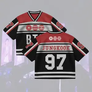 Bangtan Football Jersey World Tour Shirt 2026 Concert Tour Dates Shir Comfortable Soft Unisex Kpop Album Shirt for Army Kpop Fan Gift Classic