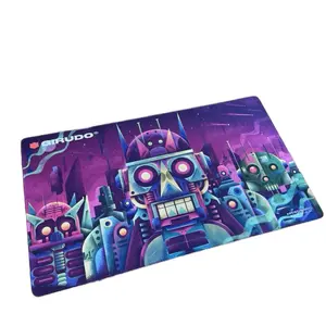 GIRUDO Stitched Playmat - ROBOTS - Exclusive Art by NIARK