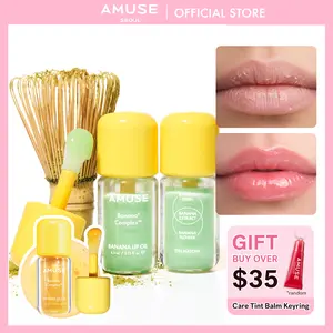 [AMUSE Seoul Official] BANANA LIP OIL | 7 shades, PDRN, lipgloss, glossy, vegan, hydration