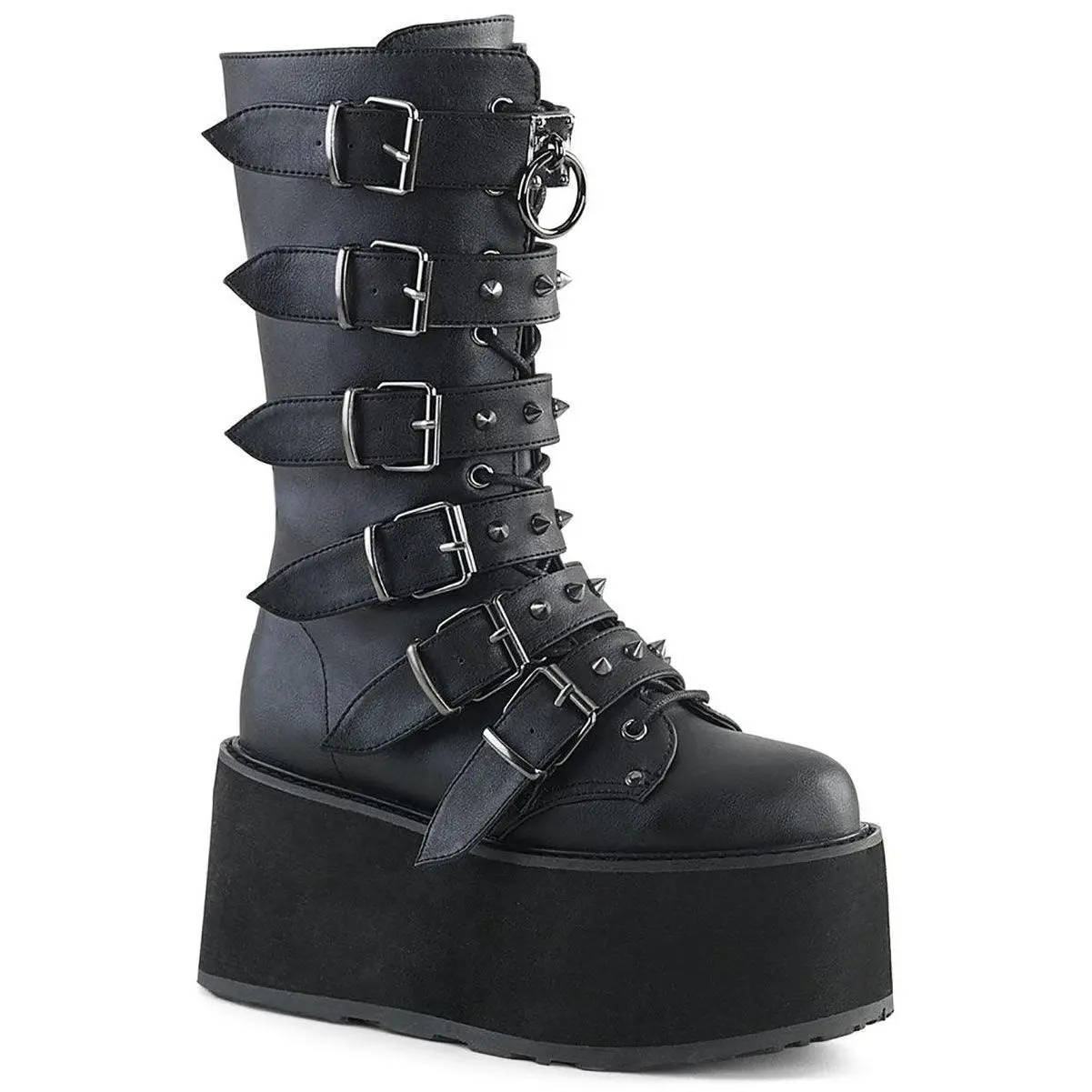 Buckled Bondage Boots [DAMNED-225]