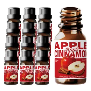 12pc 10ML Apple Cinnamon Essential Oil Set, Botanical Oils, Long-Lasting Scented Diffusers & Air Fresheners, Perfect Gift for Holidays & Special Occasions
