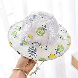 Baby sun hat summer thin baby hat children's sun protection boys and girls sun hat fisherman hat