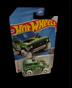 Hot Wheels Nissan Patrol Custom Green Collectible Model Car Miniature Gift Item for Car Collectors - Classic & Novelty Toy Vehicle