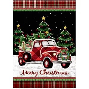 Merry Christmas 12"x18" Garden Flag