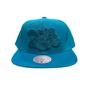 Mitchell & Ness Teal NBA Charlotte Hornets Tonal Eclipse Snapback HWC