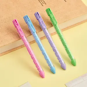 Maze Click Neutral Pen Fun Creative Puzzle Student Smooth Quick-Dry 0.5mm Exam Writing Pen, Pack of 4, Ideal for Studying and Testing