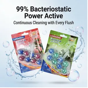 Smart toilet cleaning agent hanging ball/basket — odor removal, fragrance retention, bathroom sanitization