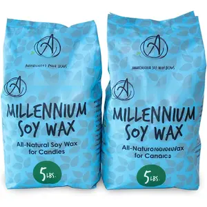 Millennium Wax - 10 lb Bag of   Wax for Candle Making