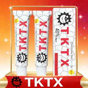 TKTX White 40% Numbing Cream 25Mins Super FastNumbing Tattoo Supply, Painless tattoo cream lasting for6-8 hours, suitable for tattoo, eyebrow tattoo, puncture-cosmetics.