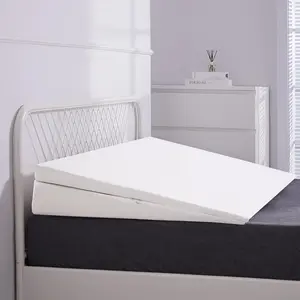 SUNYRISY Adjustable Wide Size Bed Wedge Pillow, Wedge Mattress Topper with Washable Cover, Mattress Wedge Lifter, Inclined Mattress Elevator for Acid Reflux, Neck & Back Pain, Anti-snoring