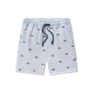 Youth SOUTHERNCLASSICS™ Swim Trunk - Chambray Flags