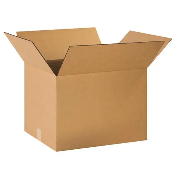 Box Partners HD201614 Heavy Duty Kraft Corrugated Shipping Boxes, 20in x 16in x 14in 275#/ECT-44, 15-Count Flat Bundle