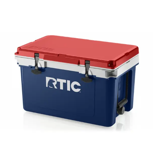 RTIC 32 QT Ultra-Light Hard Cooler, 48 can,  5 days, Portable Hard Ice Chest Box for Beach, Drinks, Camping, Picnic, Fishing, Boat, Barbecue, Rust prevention, concerts, sports, and many other activities, 30% Lighter Than Rotomolded