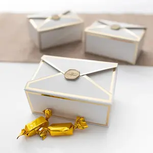 Bulk Envelope Favor Box with Wax Seal Stickers Kit - 66 Pc.