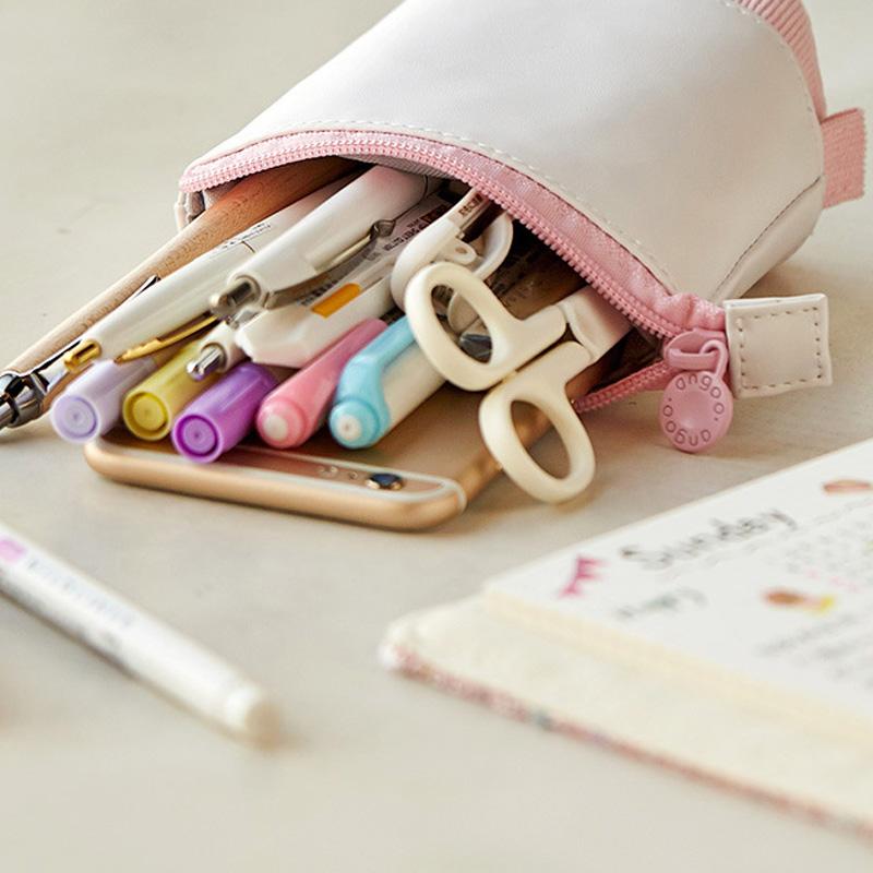 Multifunctional Creative Corduroy Retractable Pencil Case